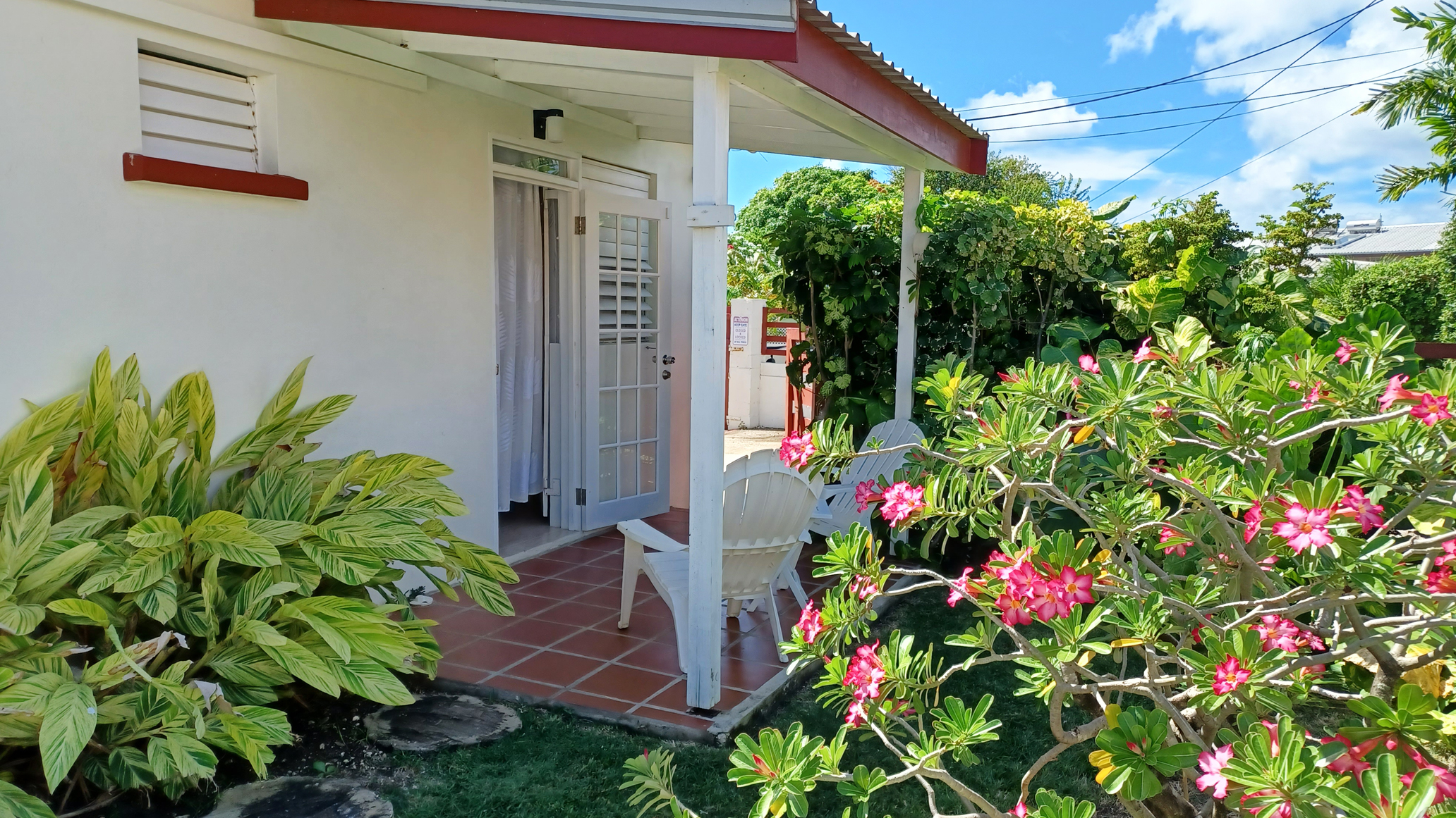 Private Patio and Entrance